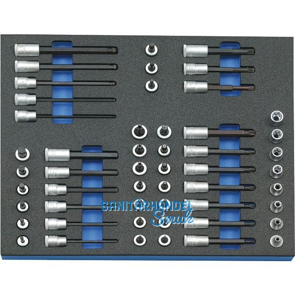 GEDORE Steckschl�ssel-Satz 3/8" 2005 CT2-TX 30 in 2/4 CT-Modul 52-tlg