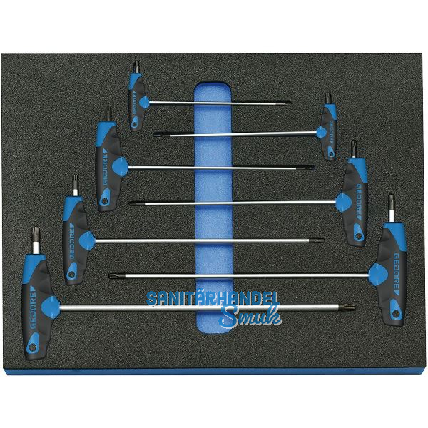GEDORE Winkelschraubendreher-Satz 2005 CT2-2143 KTX in 2/4 CT-Modul 7-tlg