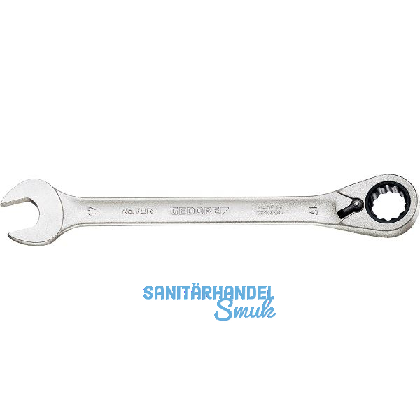 GEDORE Maulschl�ssel 7UR 13� abgewinkelt mit Ringratsche umschaltbar 11 mm