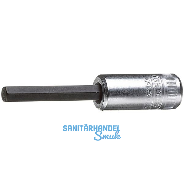 GEDORE Schraubendreher-Einsatz IN20L DIN7422 1/4"vierkant 5.0 mm sechskant lang