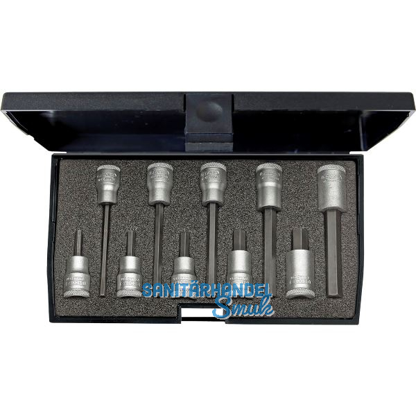 GEDORE Schraubendreher-Einsatz-Satz IN30LKM Inbus� 3/8"vierkant 10-teilig