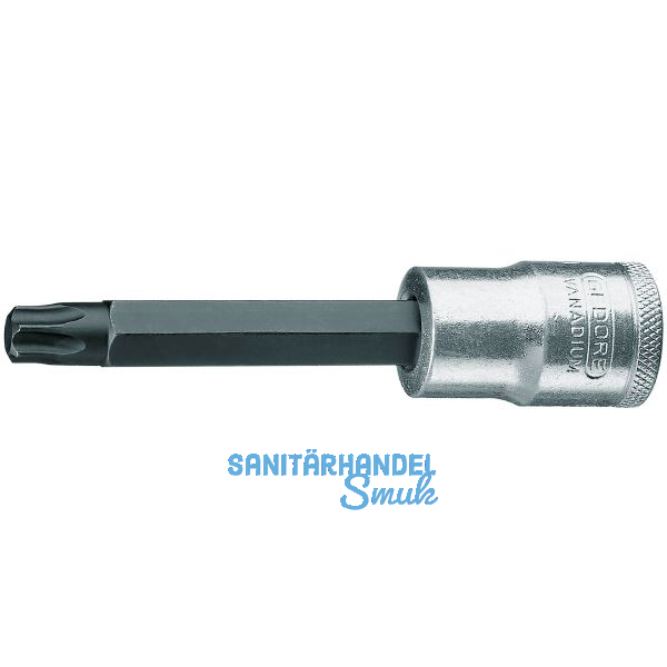 GEDORE Schraubendreher-Einsatz lang ITX19 L DIN3120 1/2"vierkant TX30