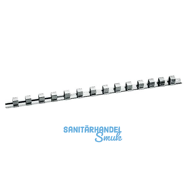 GEDORE Federklemmleiste f�r 14 Steckschl�sseleins�tze 1/2" L�nge 405 mm