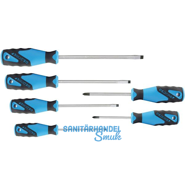 GEDORE Schraubendreher-Satz SL 2150-2160 PH 06 Schlitz/Phillips 6-teilig