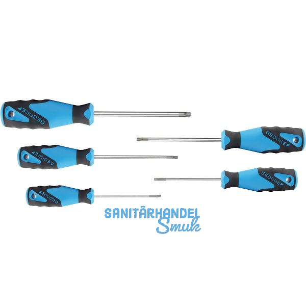 GEDORE Schraubendreher-Satz 2163 TXB Torx�mit Bohrung 5-teilig