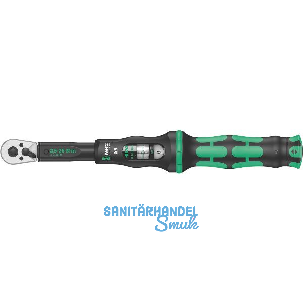WERA Drehmomentschl�ssel Click-Torque A5 1/4"vierkant Messbereich 2,5-25 Nm