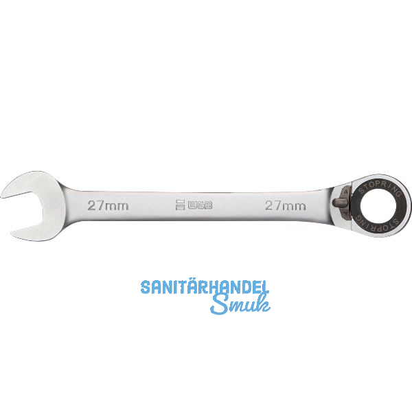 WGB Maulschl�ssel 235 mit Ringratsche gekr�pft SW 32 mm