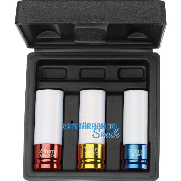 WGB Kraft-Schoneinsatz-Satz 3319 KK 1/2" DIN3121 3-teilig