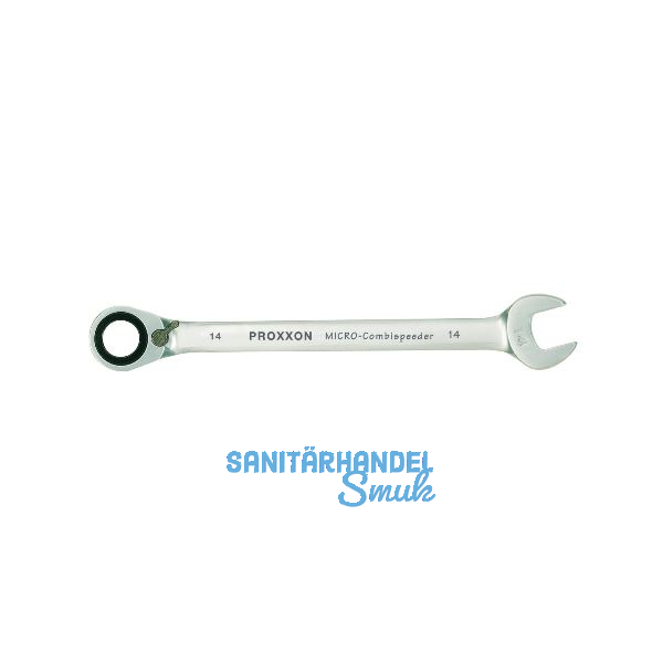 PROXXON Maulschl�ssel MicroSpeeder mit Ringratsche 15Grad abgewinkelt 13 mm