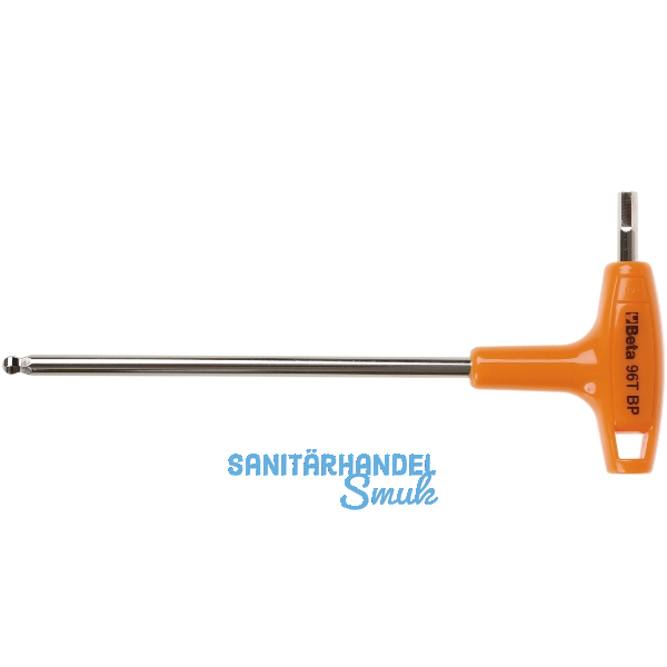 BETA Sechskant Stiftschl�ssel 96TBP mit Quergriff und Kugelkopf 5.0 mm