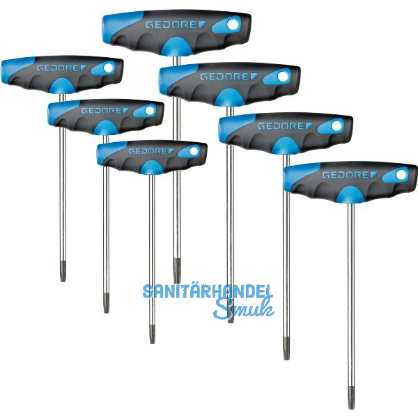 GEDORE Schraubendreher-Satz mit T-Griff TO2142 Torx� 7-teilig