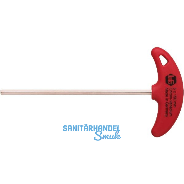 HAFU Sechskant Stiftschl�ssel mit T-Griff 3,0 mm L�nge 100 mm