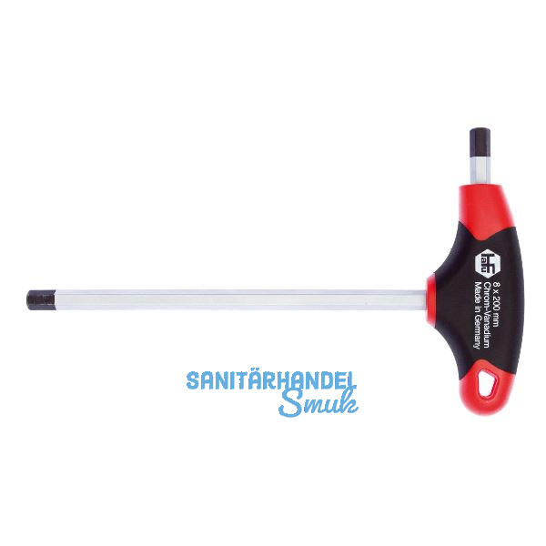 HAFU Sechskant Stiftschl�ssel 2K T-Griff mit Seitenabtrieb 10,0 mm L�nge 175 mm