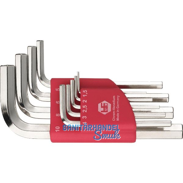 HAFU Sechskant Stiftschl�ssel-Satz ISO2936 Gr. 1,5-10 mm 9-tlg.