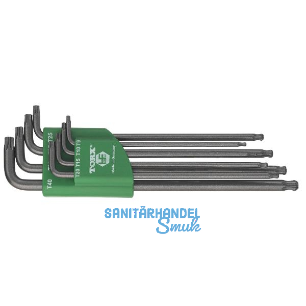 HAFU Torx�-Stiftschl�ssel-Satz mit Kugelkopf TX9-40 8-teilig