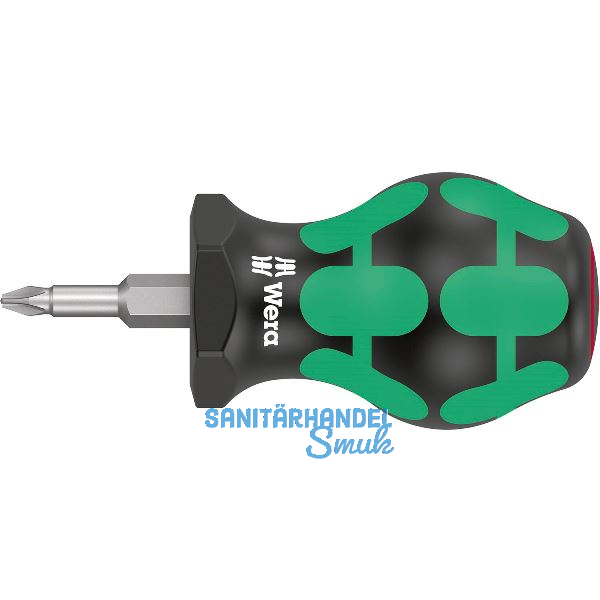 WERA Vergaser-Schraubendreher Stubby 350 PH 02/25 mm Phillips