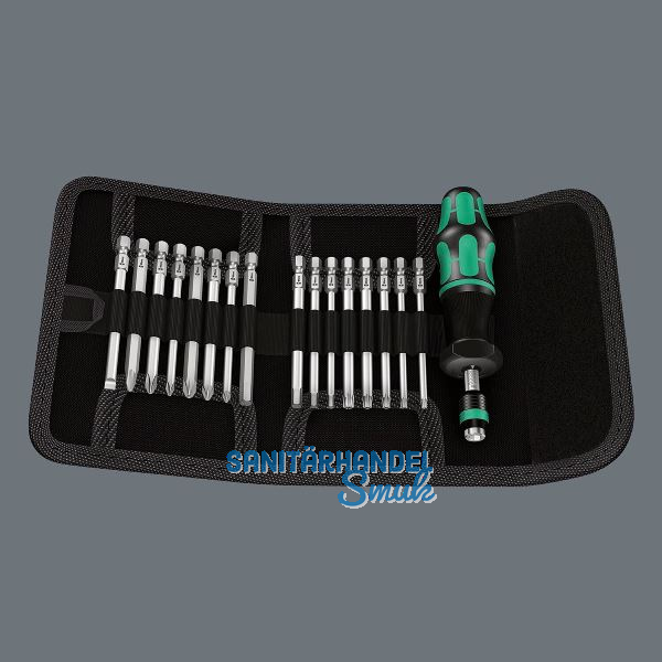WERA Drehmoment-Schraubendreher KK 60 Torque 1,2-3,0 Nm 17-teilig