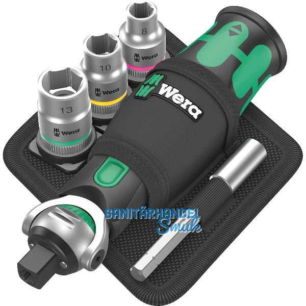 WERA Zyklop Pocket Set 2 Steckschl�ssel-Satz 3/8" 8009 18-teilig