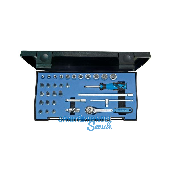 GEDORE Steckschl�ssel-Satz 1/4" 20 IMU-3 mit Umschalknarre 32-teilig