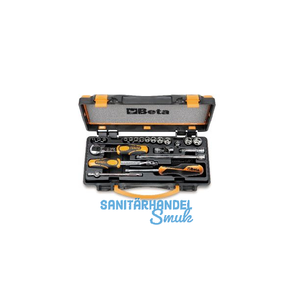 BETA Steckschl�ssel-Satz 900/C13-8 1/4"vierkant mit Umschaltknarre 21-teilig