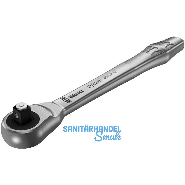 WERA Durchsteckknarre Zyklop Metall 1/4"vierkant L�nge 141 mm