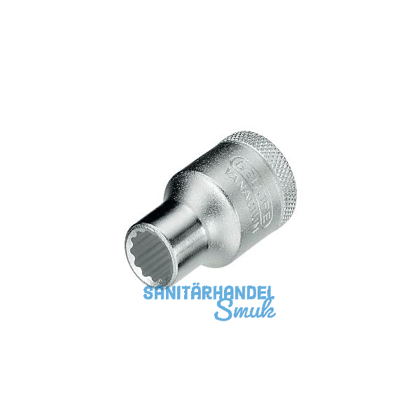 GEDORE Steckschl�ssel-Einsatz D19 DIN3124 1/2"vierkant 30.0 mm zw�lfkant