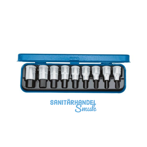 GEDORE Schraubendreher-Einsatz-Satz IN19PM 1/2"vierkant 9-teilig
