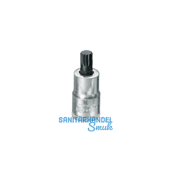GEDORE Schraubendreher-Einsatz INX19 DIN2324 1/2"vierkant M10x55 mm Vielzahn