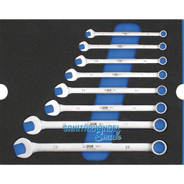 WGB Moflex Modul L Ringmaulschl�ssel extra lang 6170 8-teilig