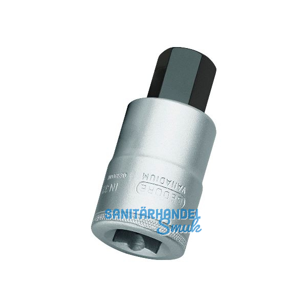 GEDORE Schraubendreher-Einsatz IN32 DIN7422 3/4"vierkant 22.0 mm Innensechskant