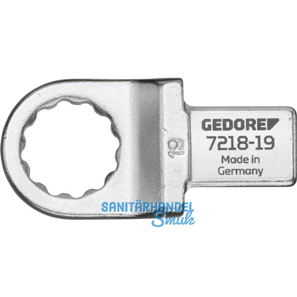 GEDORE Einsteckringschl�ssel 7218-30 Aufnahme 14 x 18 vierkant 30 mm