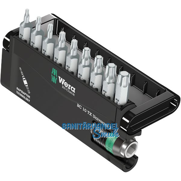 WERA Bit-Check 10 TX Universal 2 Torx� 10-teilig