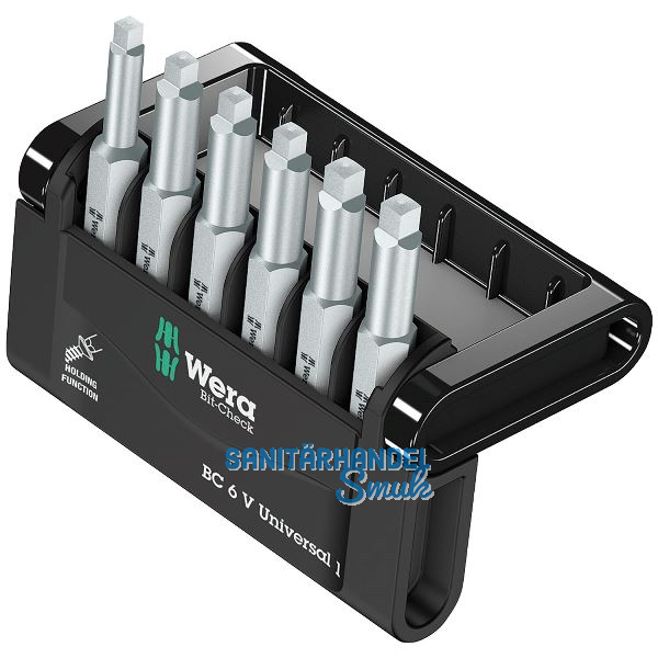 WERA Bit-Check 6 V Universal 1 6-teilig