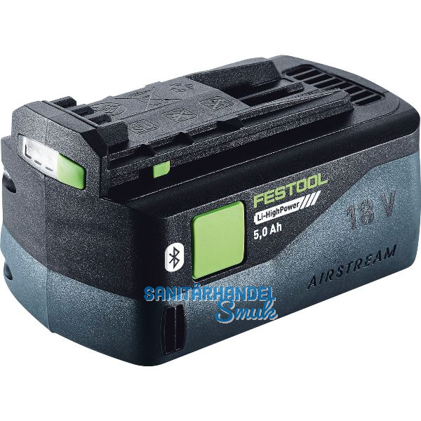 FESTOOL Akku / Ersatzakku BP 18 Li 5,0 HP-ASI 18 Volt / 5,0 Ah Bluetooth Li-Ion