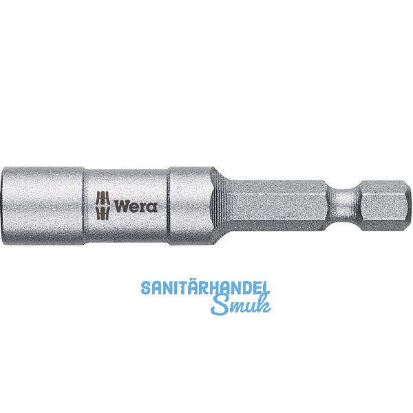 WERA Universal Bithalter 890/4/1 mit Sprengring 1/4"sechskant L�nge 57 mm