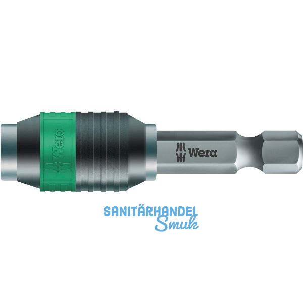 WERA Universal Bithalter Rapidaptor 889/4/1K mit Dauermagnet 1/4"sechskant 50 mm