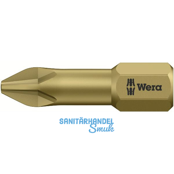 WERA Bit-Einsatz 851/1TH 1/4"sechskant PH 1/25 mm Pillips