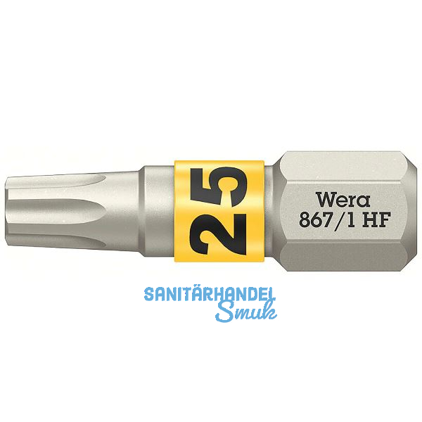 WERA Bit-Einsatz 867/1 HF 1/4" sechskant TX 25/25 mm Torx�