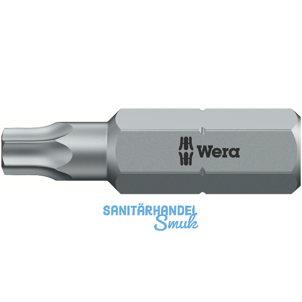 WERA Bit-Einsatz 867/1Z BO 1/4"sechskant TX 40/25 mm Torx� mit Bohrung