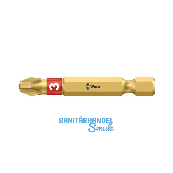 WERA Diamant-Bit-Einsatz 851/4BDC lang 1/4"sechskant PH 3/50 mm Phillips