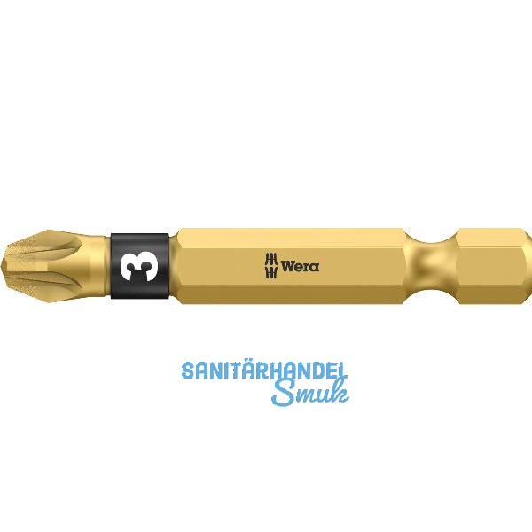 WERA Diamant-Bit-Einsatz 855/4BDC lang 1/4"sechskant PZ 3/50 mm Pozidriv