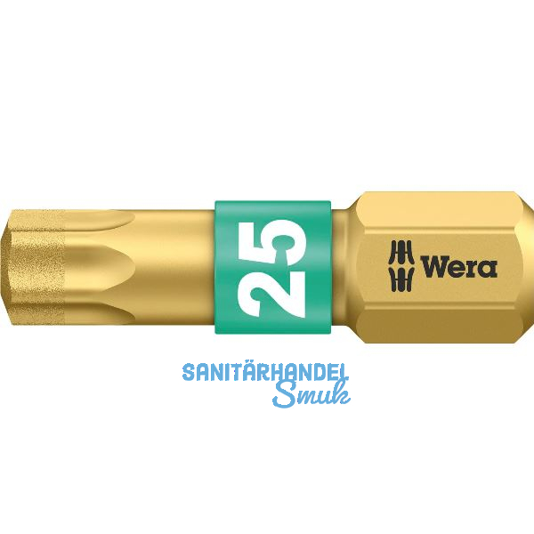 WERA Diamant-Bit-Einsatz 867/1BDC 1/4"sechskant TX 25/25 mm Torx�