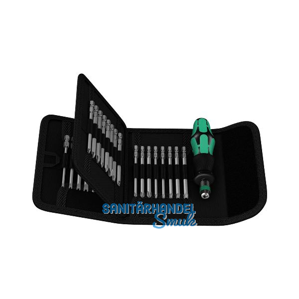 WERA Bit Satz Kraftform Kompakt 62 in Tasche 33-teilig