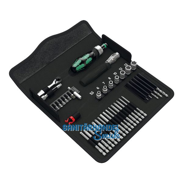 WERA Bit Satz Kraftform Kompakt H1 Holz 41-teilig