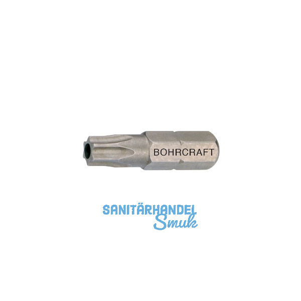 BOHRCRAFT Bit-Einsatz Code 6150 1/4"sechskant TX 27/25 mm Torx� mit Bohrung