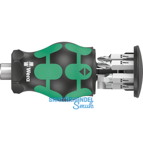 WERA Bit-Magazinhalter Kraftform Kompakt Stubby 4 6-teilig