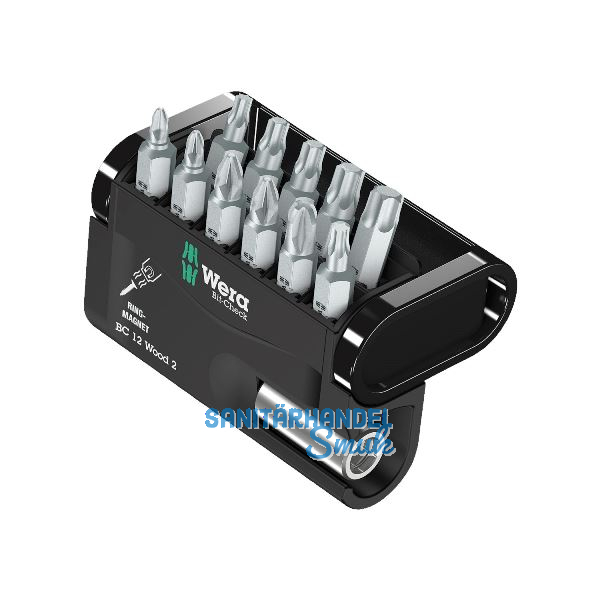 WERA Bit-Check 12 Wood 2 Phillips/Pozidriv/Torx� 12-teilig
