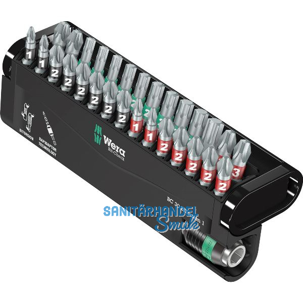 WERA Bit-Check 30 BiTorsion 1 Phillips/Pozidriv/Torx� 30-teilig