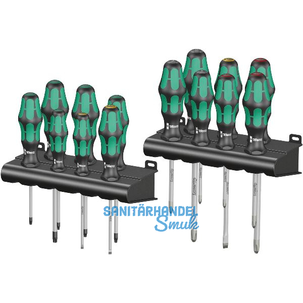 WERA Schraubendreher-Satz Big Pack 300 Schlitz/Phillips/Pozidriv/Torx�14-tlg