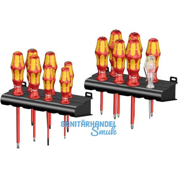WERA Schraubendreher-Satz Big Pack 100 VDE Schlitz/Phillips/Pozidriv/Torx�14-tlg